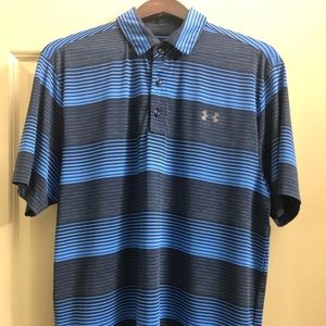 Mens Under Armour large polo